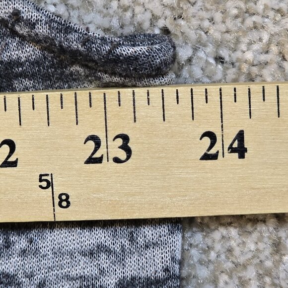 Juicy Couture Long Vest Sequin Trim Pockets Gray Open Front Glam Party Women XL - Picture 7 of 10